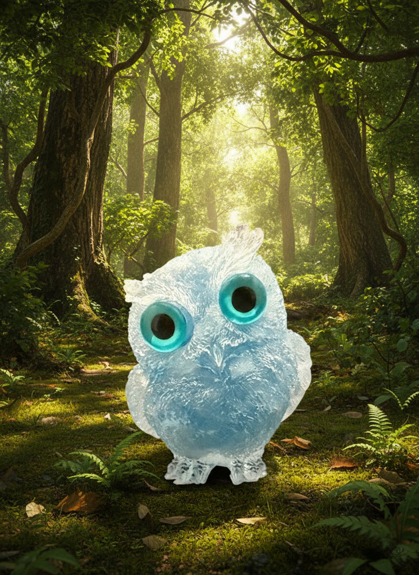 Resin Chip Owl