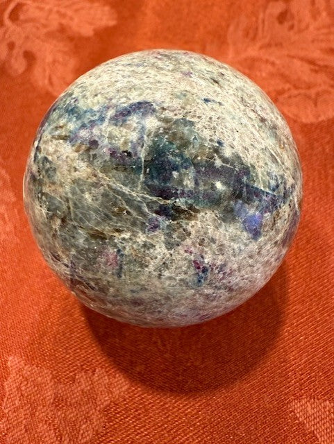 Ruby in Fuchsite Sphere