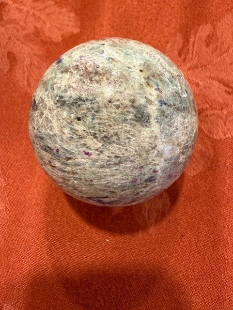 Ruby in Fuchsite Sphere
